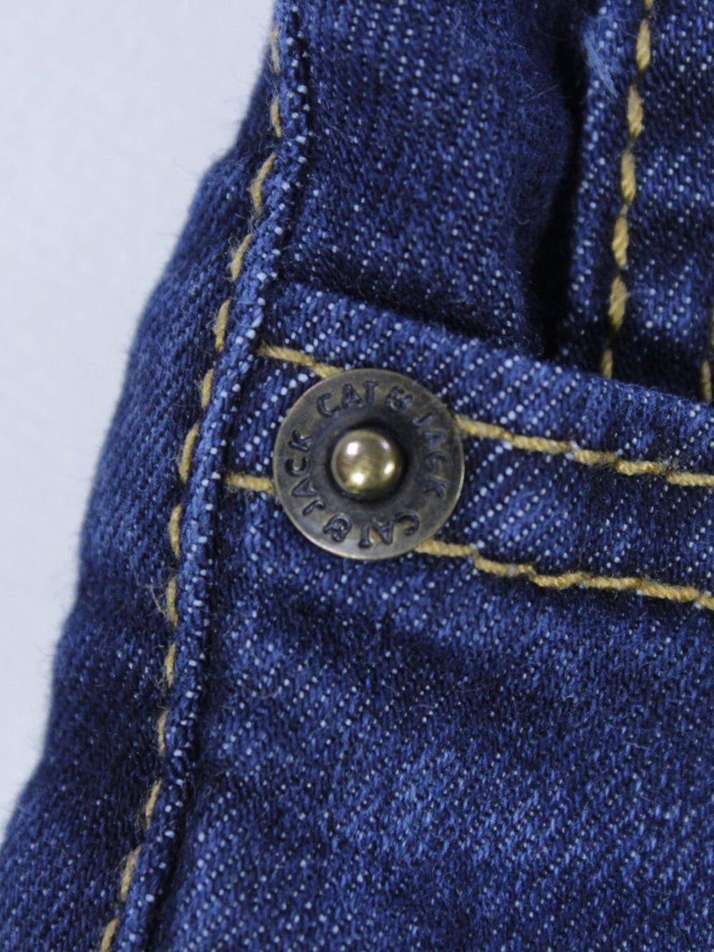 Cat & Jack Girls' Jeans - Bootcut Fit - Dark Wash - Size 14 - Picture 5 of 9